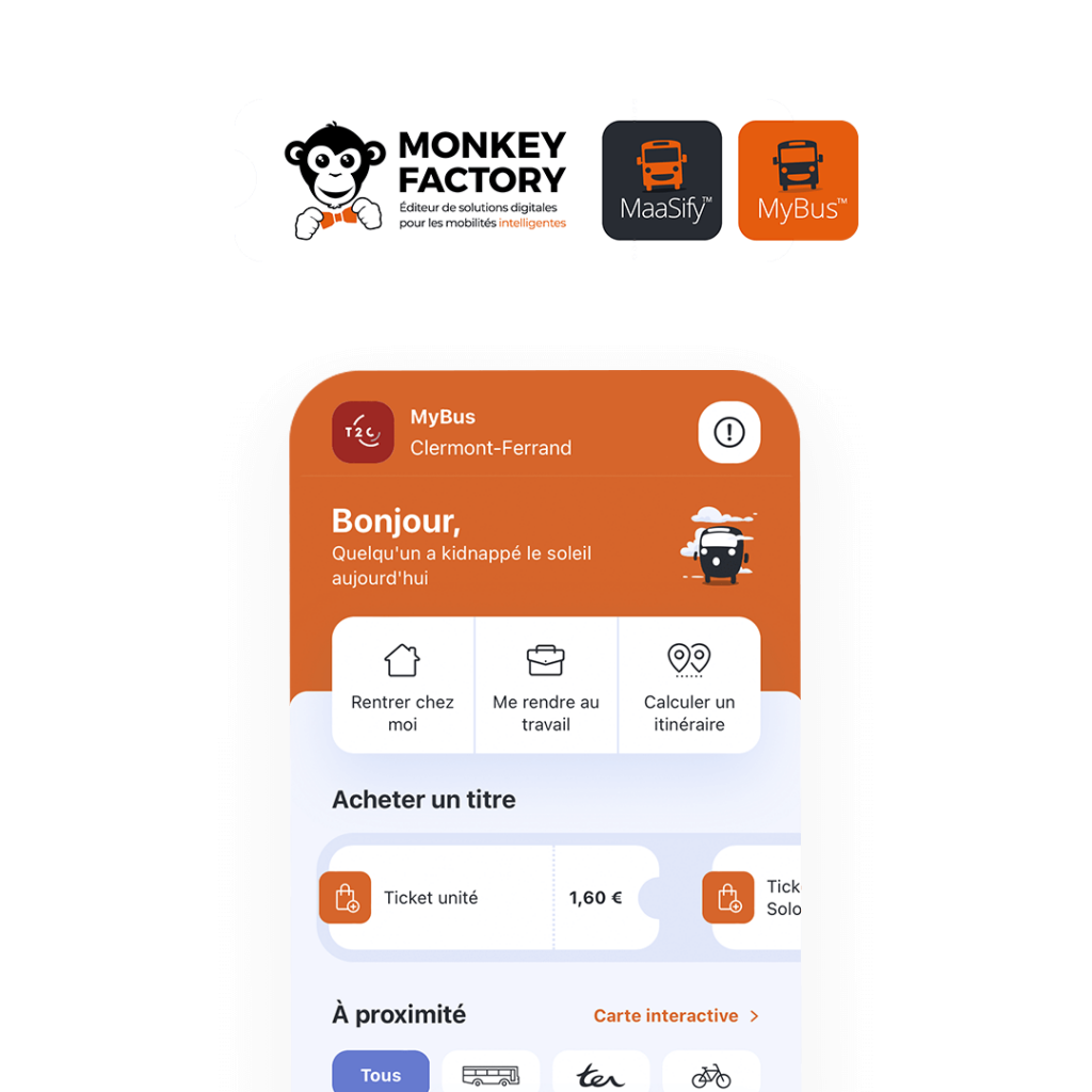 MyBus, mon assistant malin pour les mobilités du quotidien.