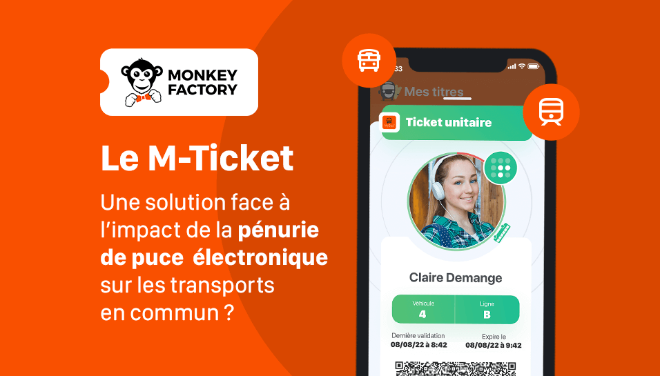 Le m-ticket, une solution face à l’impact de la pénurie de puces électroniques sur les transports en commun ? 📱