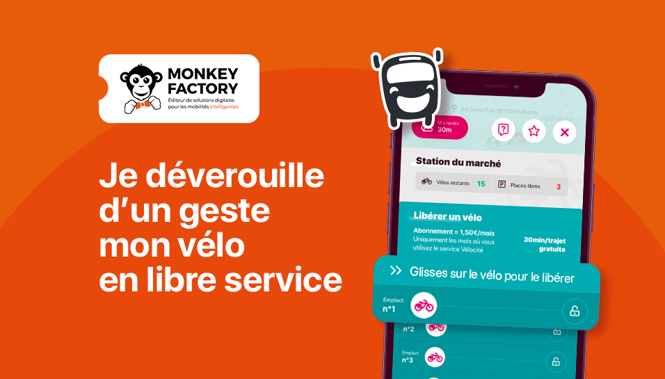 Déverrouiller un vélo en libre-service en un seul geste avec le Compte Mobilité 🚲