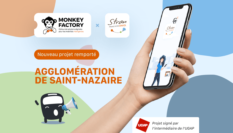 L’agglomération de Saint-Nazaire choisit Monkey Factory pour son projet MaaS.