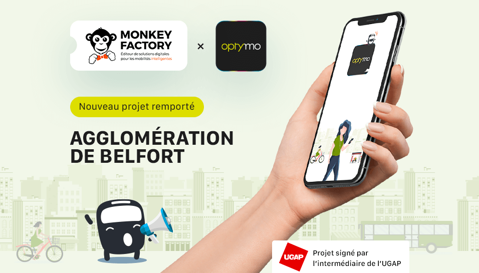 Le SMTC 90 choisit Monkey Factory pour un projet d’app et site web MaaS sur le Territoire de Belfort